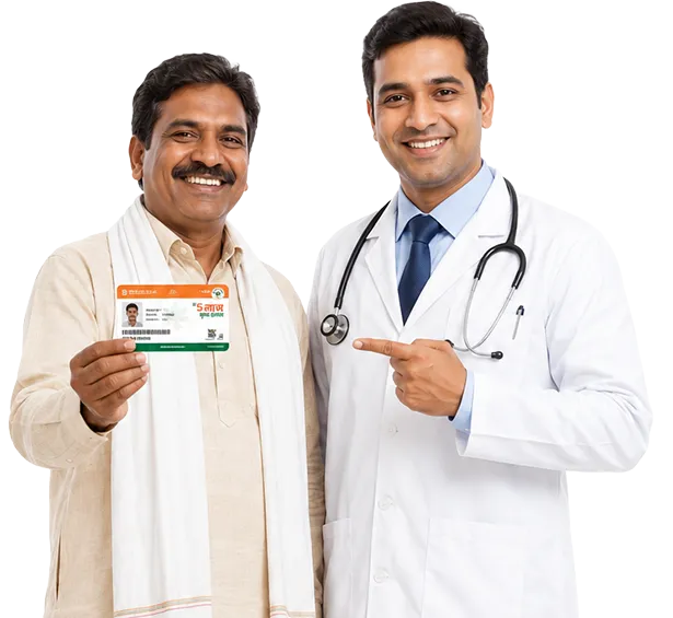 Patient and doc at Pratham Hospital Supaul